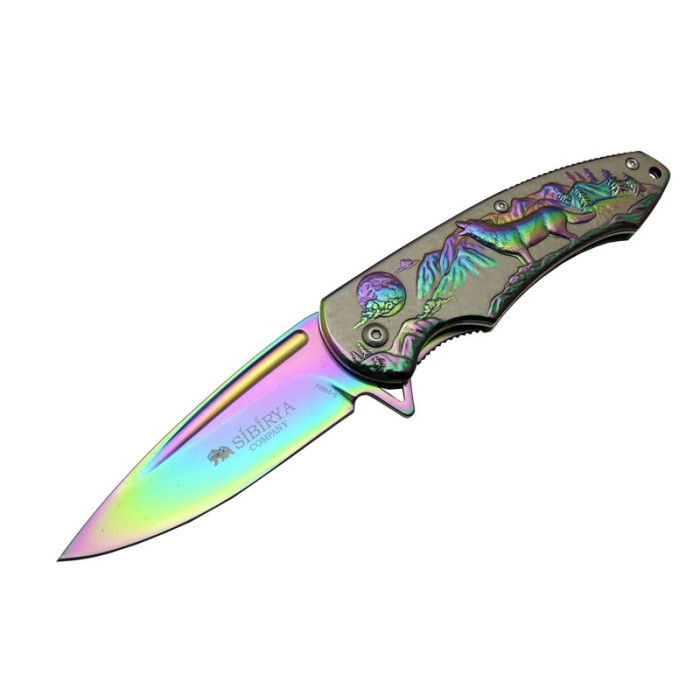 Sibirya Kurt Çakı Rainbow