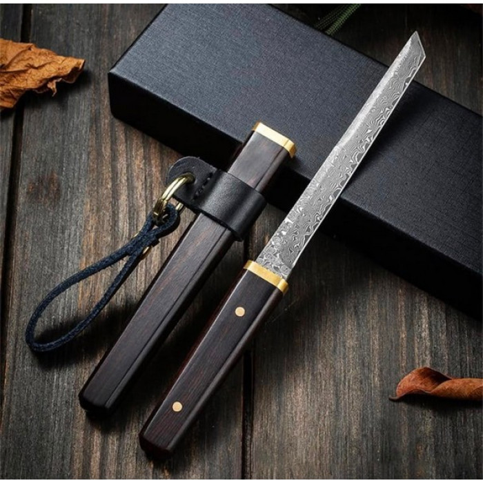 Liuzhangyu Damascus Mini Katana